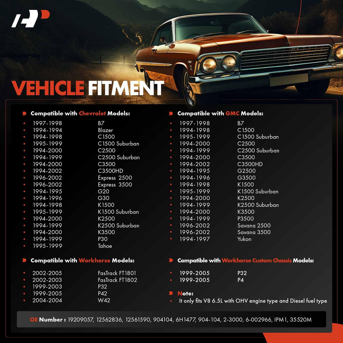 A-Premium Diesel Fuel Pump Injector Driver Module with Relocation Kit Set