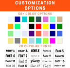 Custom Vinyl Banners & Signs, 1'*4' Large Personalized Backdrop | Backdrop for Business, Birthday, Parties, Back to