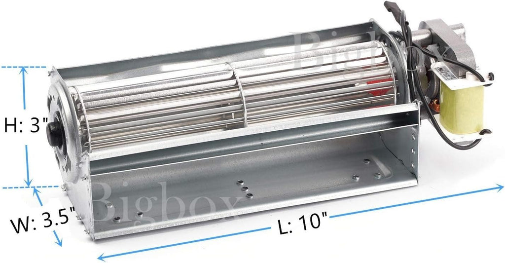 Replacement Fan Blower for Heat Surge Electric Fireplace, Amish Fireplace, Squirrel Cage Blower for ADL-2000M-X