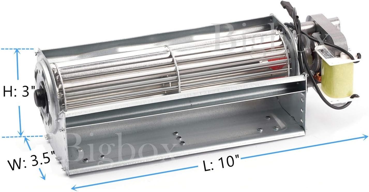 Replacement Fan Blower for Heat Surge Electric Fireplace, Amish Fireplace, Squirrel Cage Blower for ADL-2000M-X