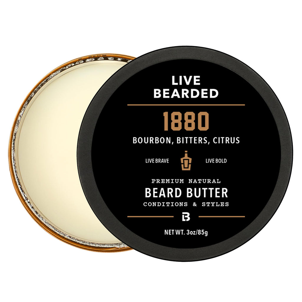 Beard Butter, 1880, Bourbon, Bitters, Citrus, 3 fl oz