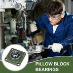 uxcell UCF208 Pillow Block Bearings, 40mm Bore Self Alignment, (ABEC3)