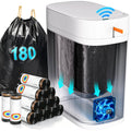 Bathroom Trash Can with Lid, 3 Gallon, Automatic,Rechargeable, White