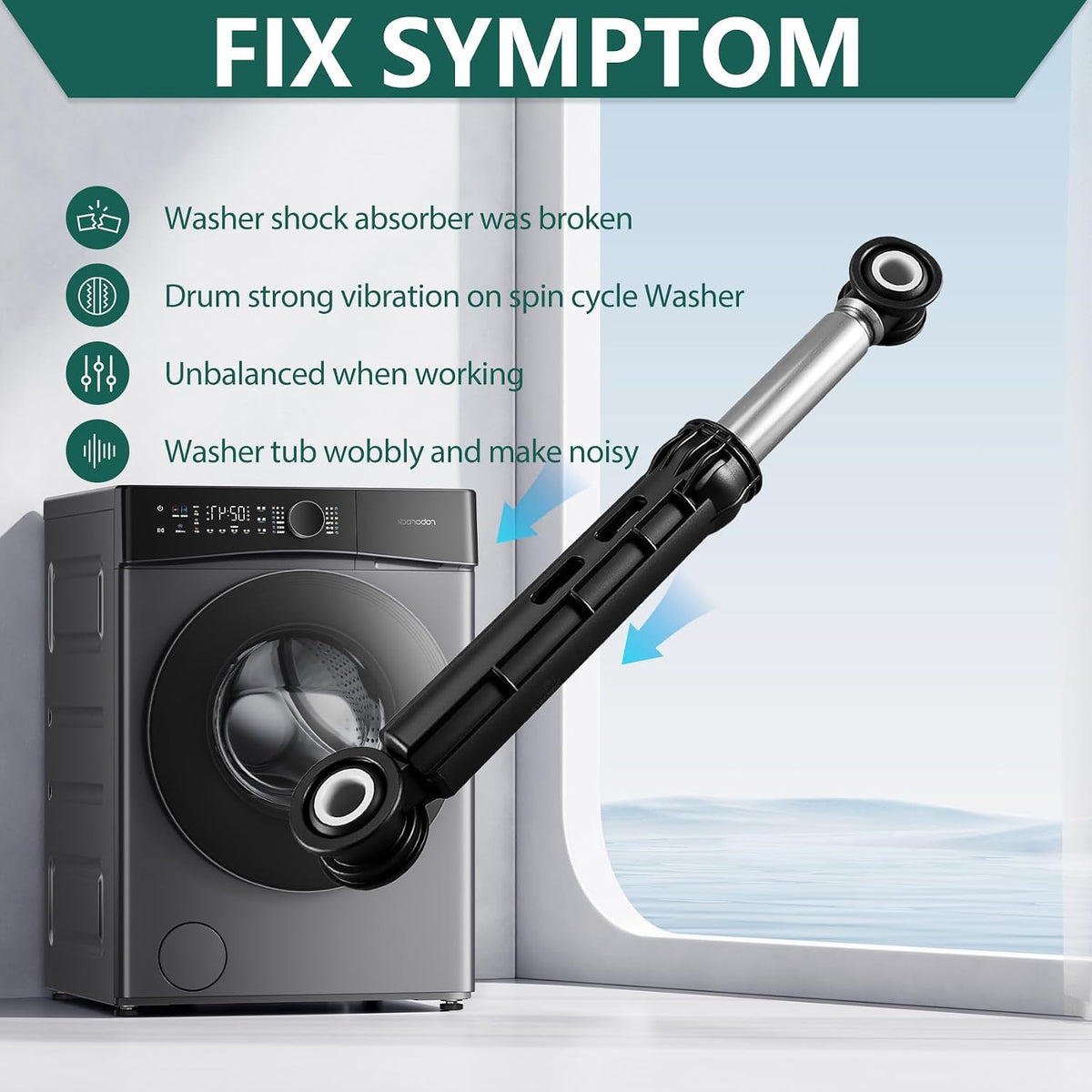 137412701 Washer Shock Absorbers 2PCS Fit for Electrolux Washer