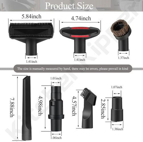 1 1/4" (32mm) Vacuum Attachments Compatible with Shark Navigator Lift-Away NV350, NV352, NV360, NV500 NV501, Rocket