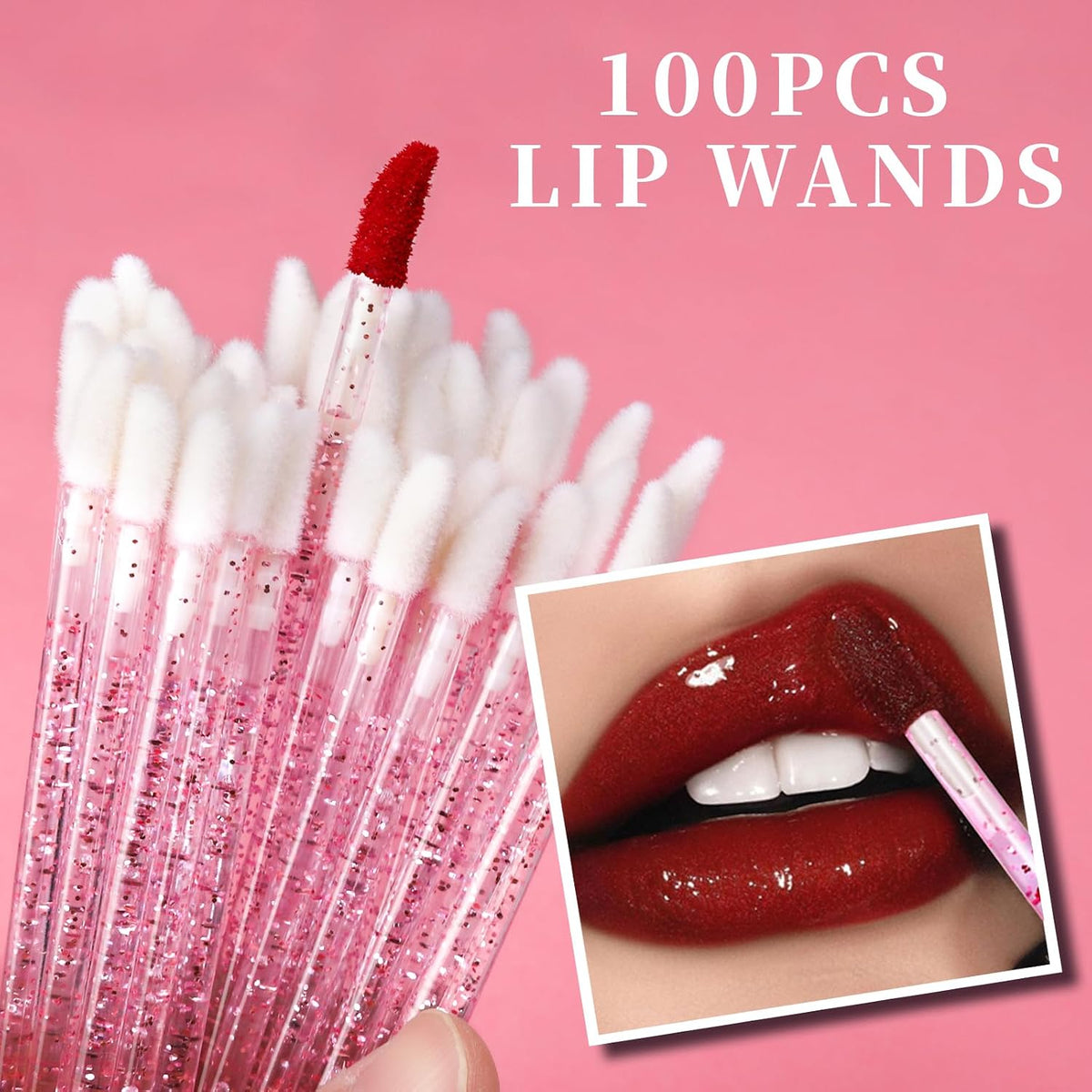 310PCS Disposable Makeup Applicators Kit, Mascara Wands Lash Spoolies, Eyeshadow Applicators, Lip Applicators