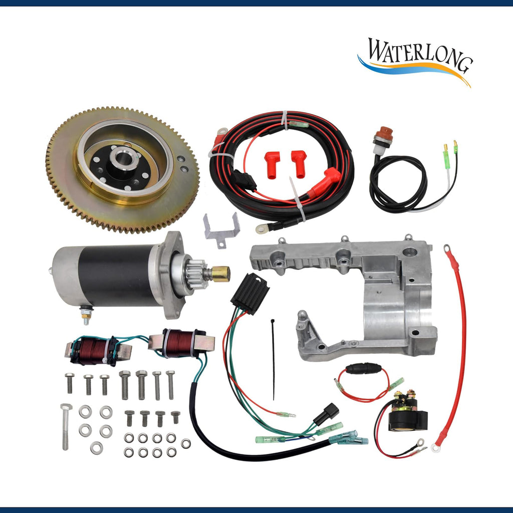 WATERLONG 6H4 Electric starter kit for Yamaha outboard 40HP 3CLY. 50HP 2 Stroke