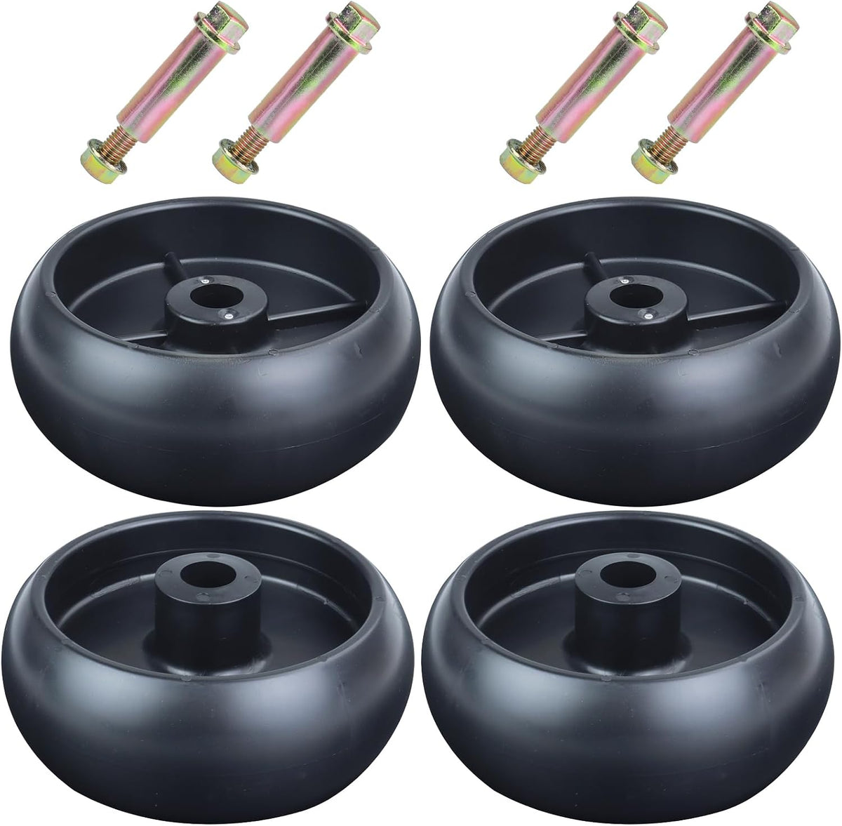 4 Pack GX10168 Deck Wheels for John Deere Z425 Z445 D140 D170 Mower