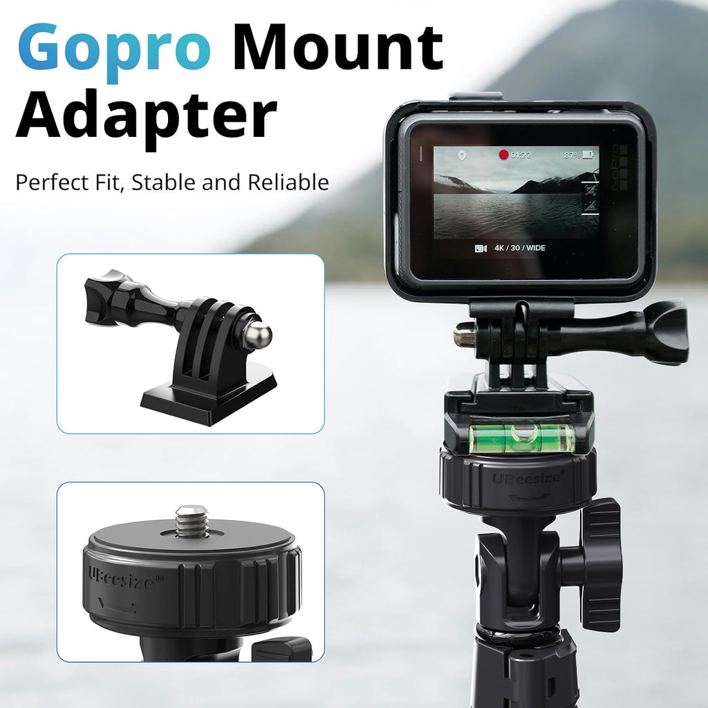 72" Phone Tripod & Selfie Stick, Camera Tripod Stand with Wireless Remote and Phone Holder,Compatible with iPhone