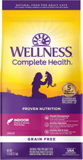Complete Health Adult Dry Cat Food for Indoor Cats, Natural, Grain Free Kibble, Salmon and Herring Meal Recipe, 5.5