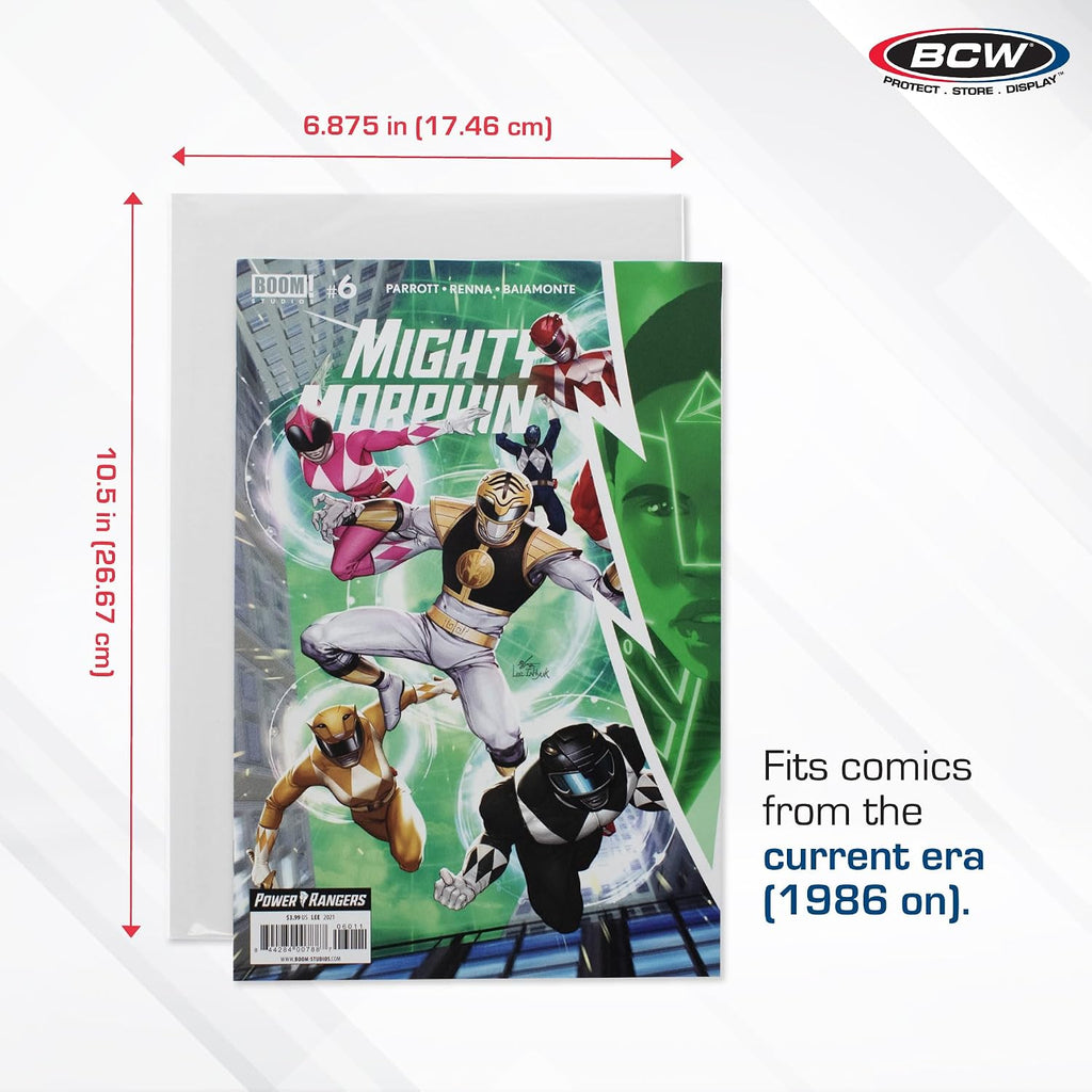 Premade Resealable Current Comic Bags and Boards, 50 Sets, Preloaded | Includes 50 preloaded bag-and-board sets with