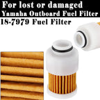 2 Pack Fuel Filter Compatible with Mercury Outboard Yamaha 50HP 60HP 75HP