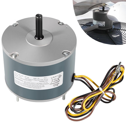 Replace for Genteq #GE3905 Condenser Fan Motor Carrier 5KCP39EGS070S 5KCP39EGY823S, Dayton 6DLL0, Bryant Payne
