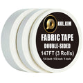 Double Sided Fabric Tape, Clothing Hem Tape No Sew No Iron 1/4, 1/2, 1 inch