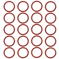 eMagTech 20Pcs Coffee Maker Brewing Group O-Ring 5332149100 Compatible with DeLonghi ECAM ESAM ETAM