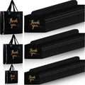 200 Pcs Thank You Shopping Bags with Handle,Black