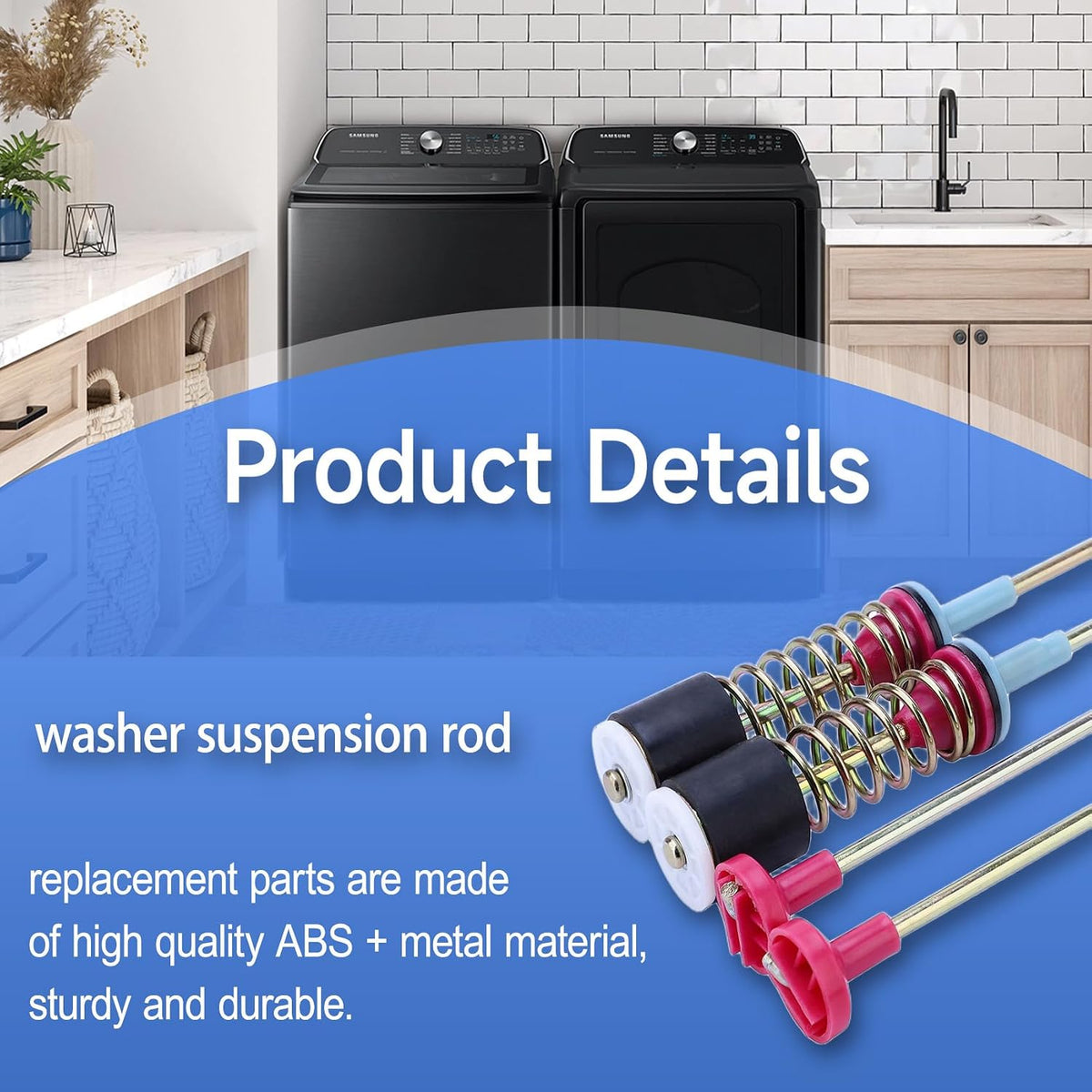 WA50K8600AV WA52M8650AV WA54M8750AV Washer Suspension Rods