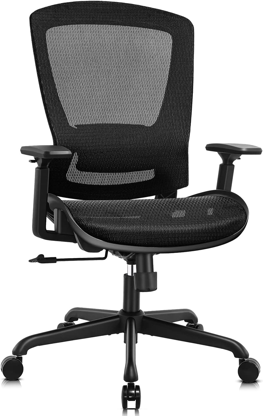 Ergonomic Mesh Office Chair,Comfy Computer Desk Chair - BIFMA 5.1 Certified Commercial Swivel Task Chair for Home