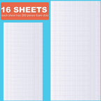 500 Pcs Foam Strips with Adhesive, Dual Sided Foam Tapes, 2 Size