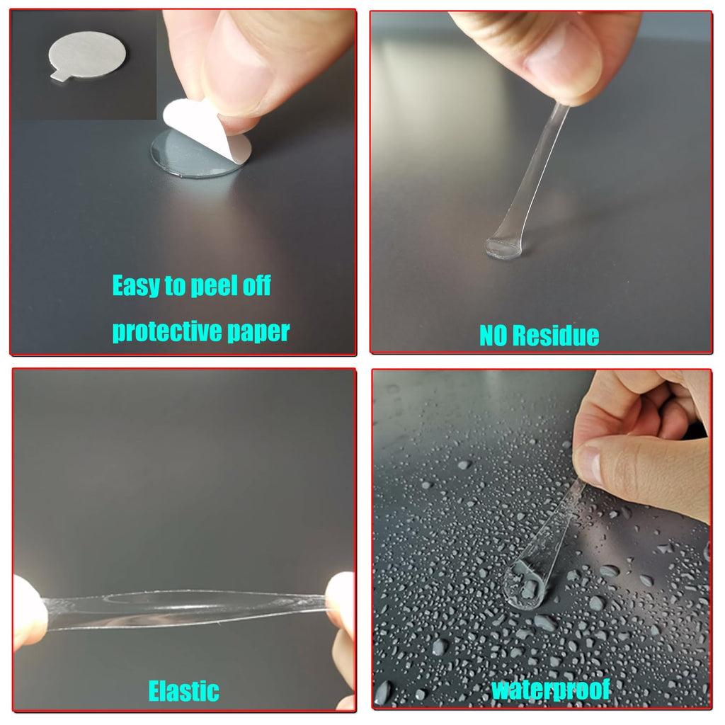 Sticky Tack Putty Double Sided Tape Dots Removable Stickers 0.4in 160PCS