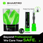 SHARPRO 1/4'' Shank Carbide End Mills, 4 Flute Square End Mill Bits