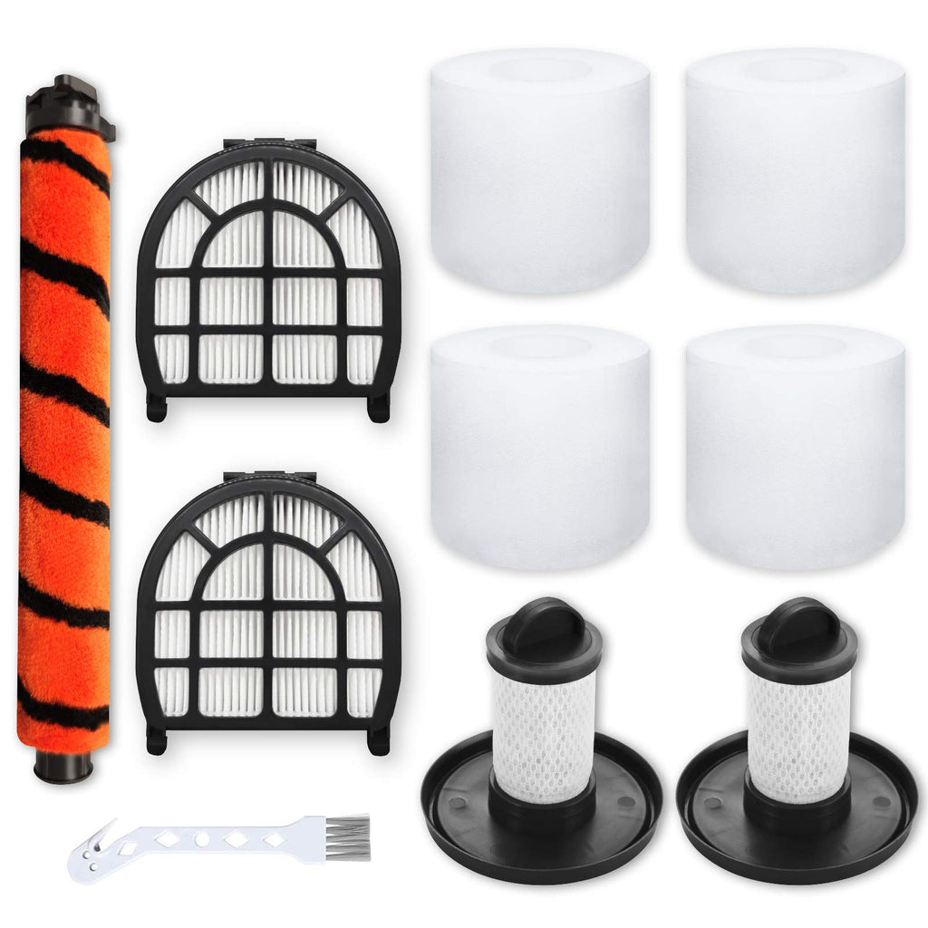 Leemone LZ600 Brush & Filter Kit for Shark APEX UpLight DuoClean, 10 Pack