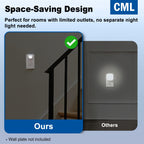 CML 10 Pack Single Pole Illuminated Light Switch for Hallway & Bathroom