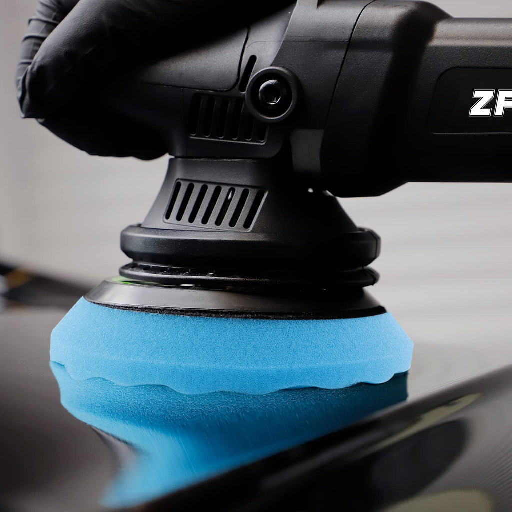 Buffing Polishing Pads, ZFE 7Pcs 6"(150mm) Waffle Foam Buffing Pads Polishing Pads Wool Pad Kit for 6Inch Backing
