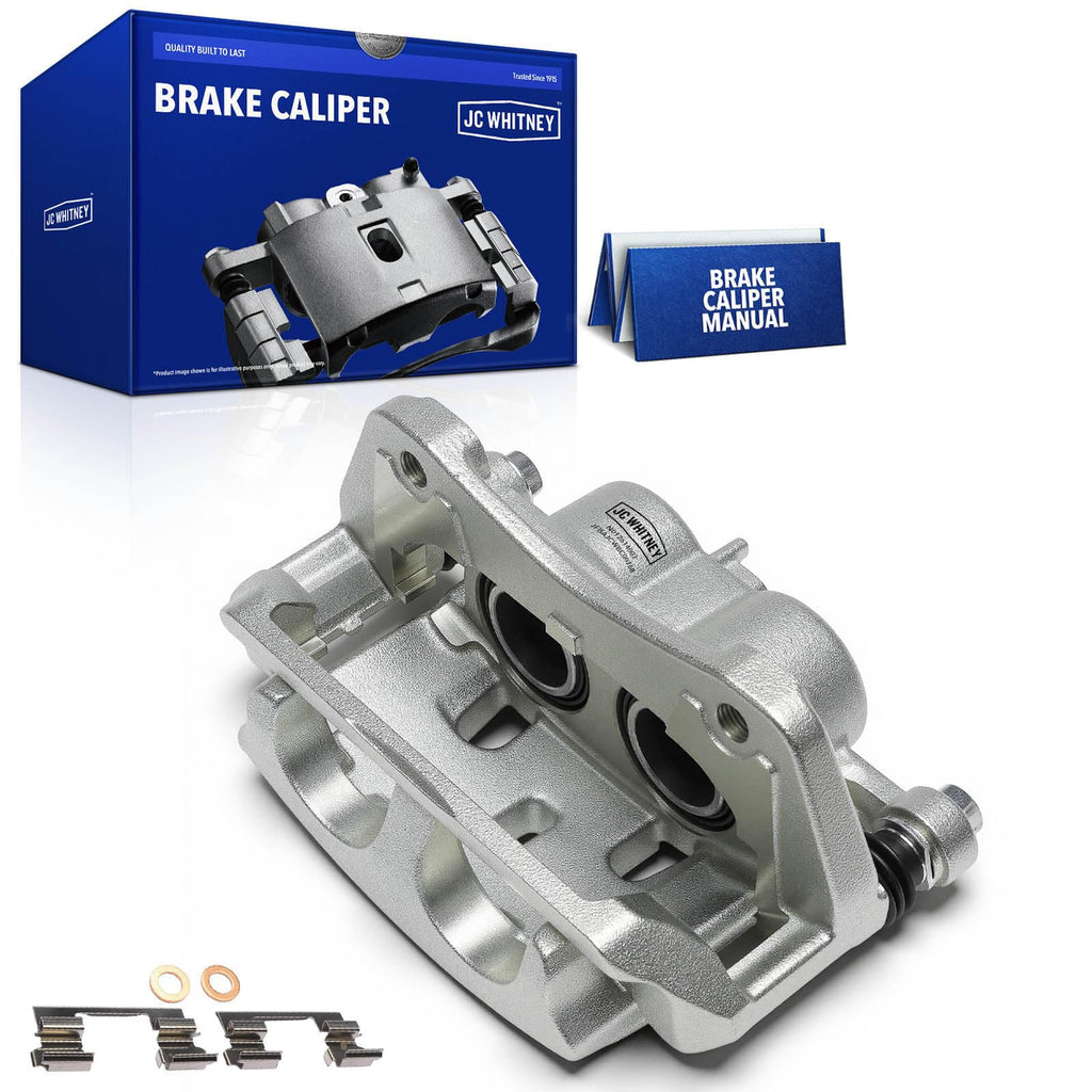 JC Whitney Front Left Brake Caliper Assembly with Bracket