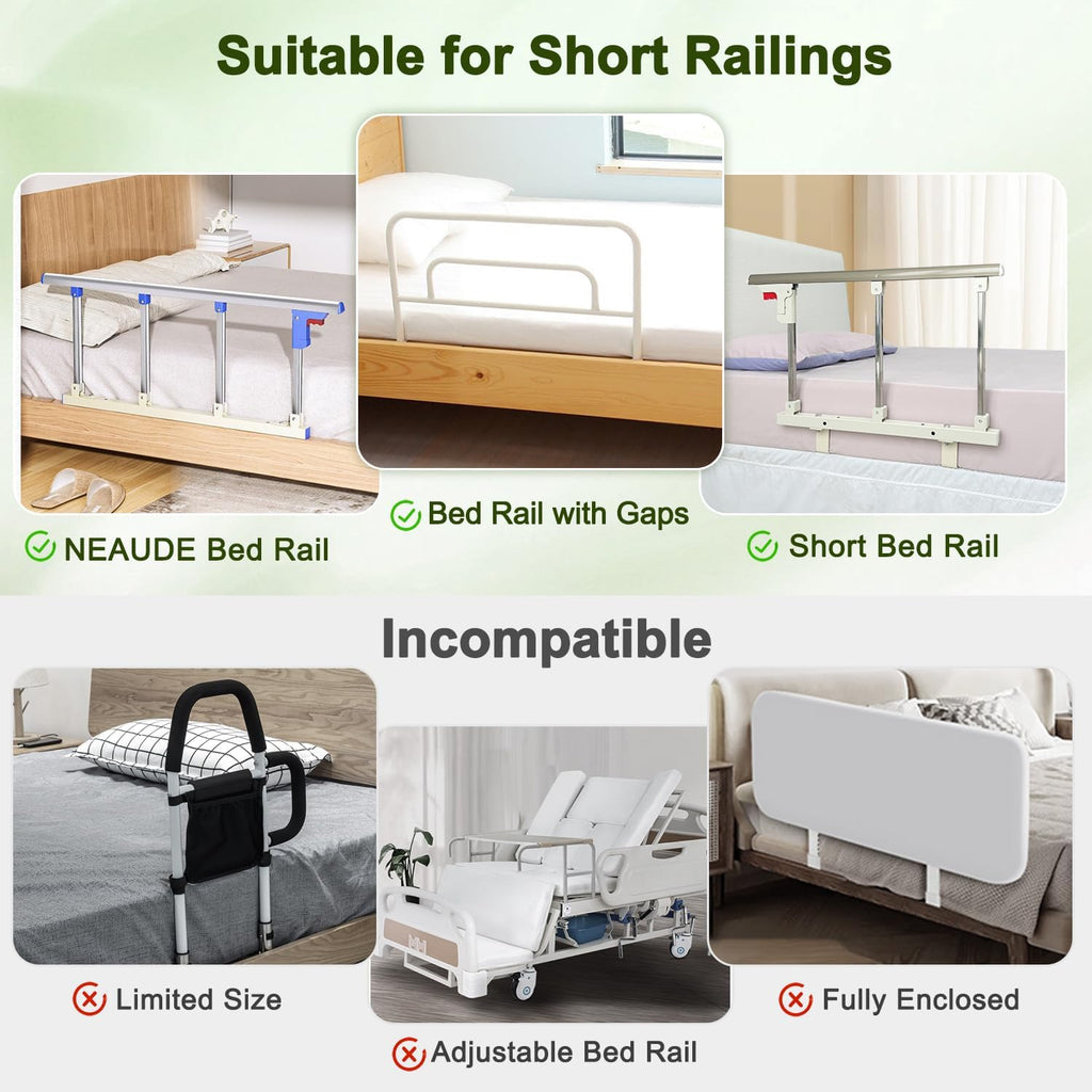 Bed Rail Pads for Elderly Adults Safety Hospital Rails Cover Padding Full Size Twin Bed Railing Covers Guard Rails