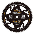8-1/4 Table Saw Blade 60T Wood Cutting, 5/8 Arbor, Diamond Knockout | 60T carbide teeth and 2.0mm thin kerf deliver