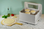 Folding Proofer & Slow Cooker (Proofer w/Accessory Shelf), White
