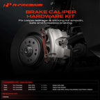 A-Premium Front Disc Brake Hardware Kit Compatible with Jeep Models