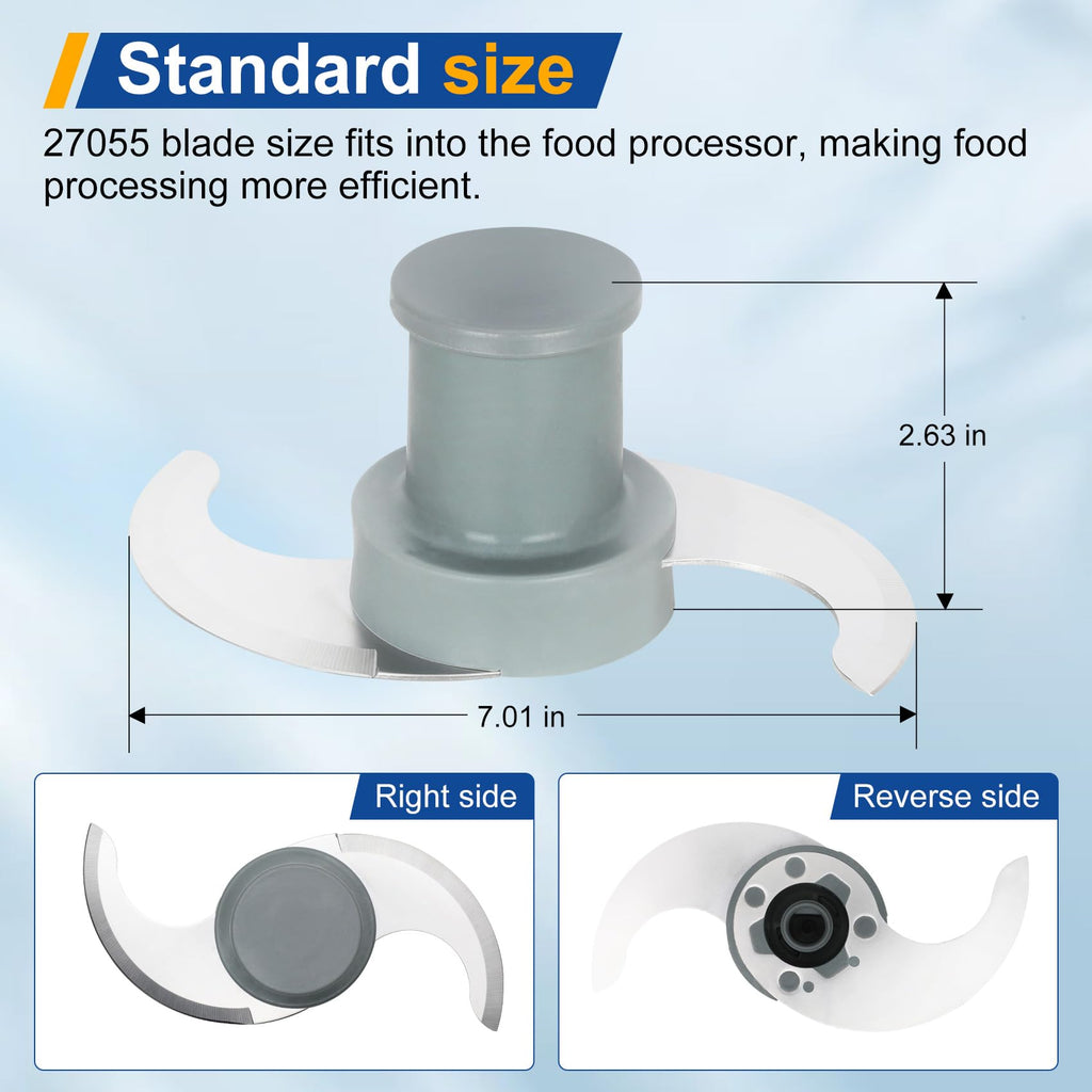 27055 S Smooth Blade Compatible with robot coupe Food Processor