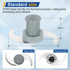 27055 S Smooth Blade Compatible with robot coupe Food Processor