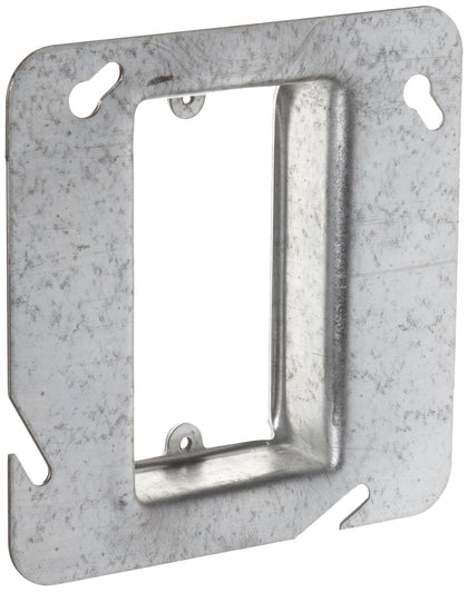 Steel City 72C15 4-11/16" Square Surface Cover, Rounded Corner Type, 1- Device Opening, 1" Raised, 7.0 cu-in Capacity (Pack of 5)