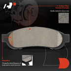 A-Premium Rear Ceramic Brake Pads Compatible with Ford