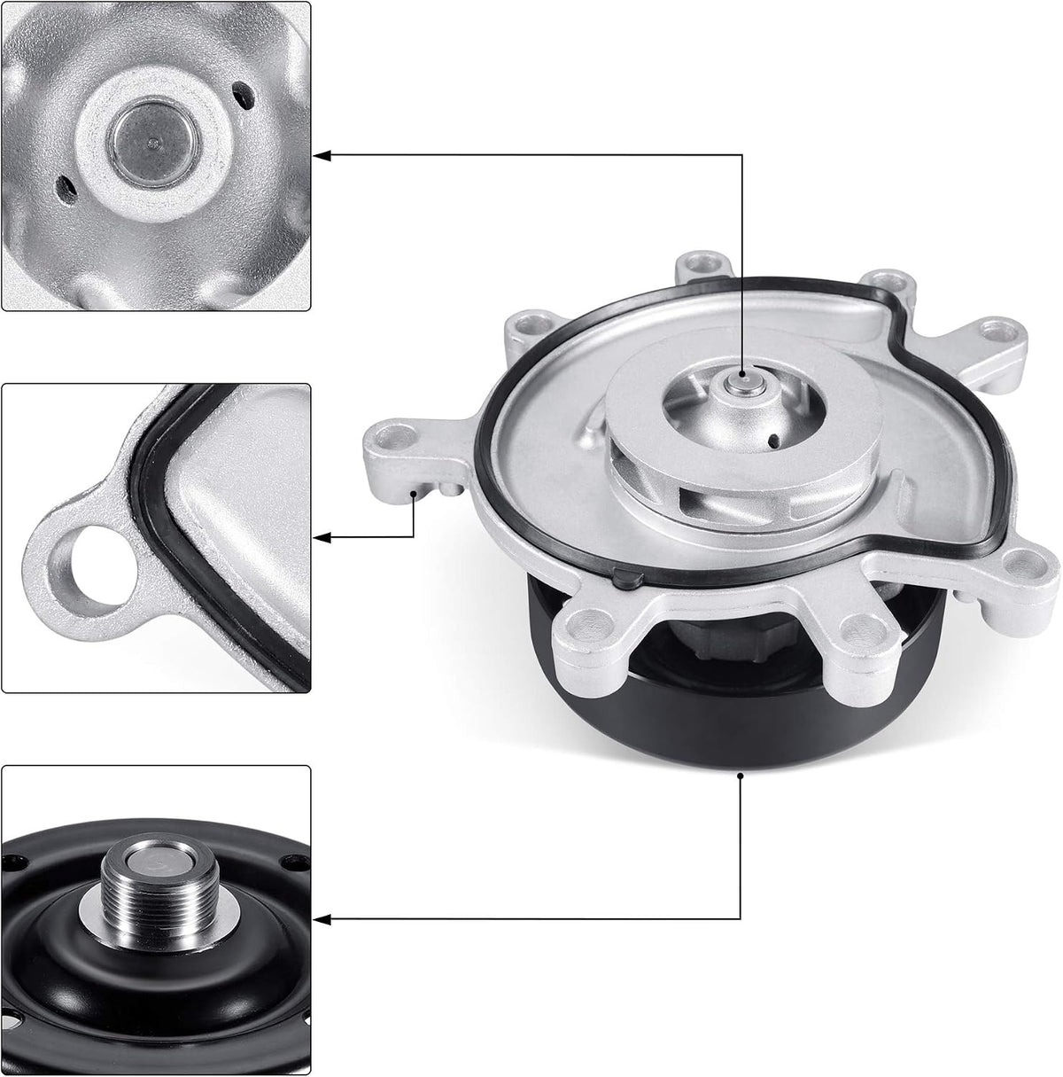 53021187AA Water Pump w/Gasket 3.7 4.7L V6 V8 For Ram 1500,For Dodge Dakota