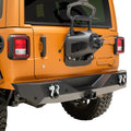 EAG Rear Bumper Rock Crawler with Parking Sensor Bracket Fit for 2018-2026 Wrangler JL