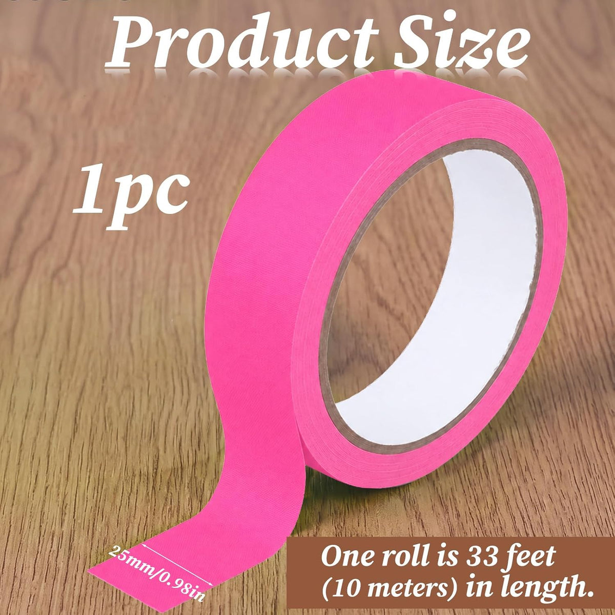 33 Feet Neon Hot Pink Gaffer Tape Pink Electrical Tape