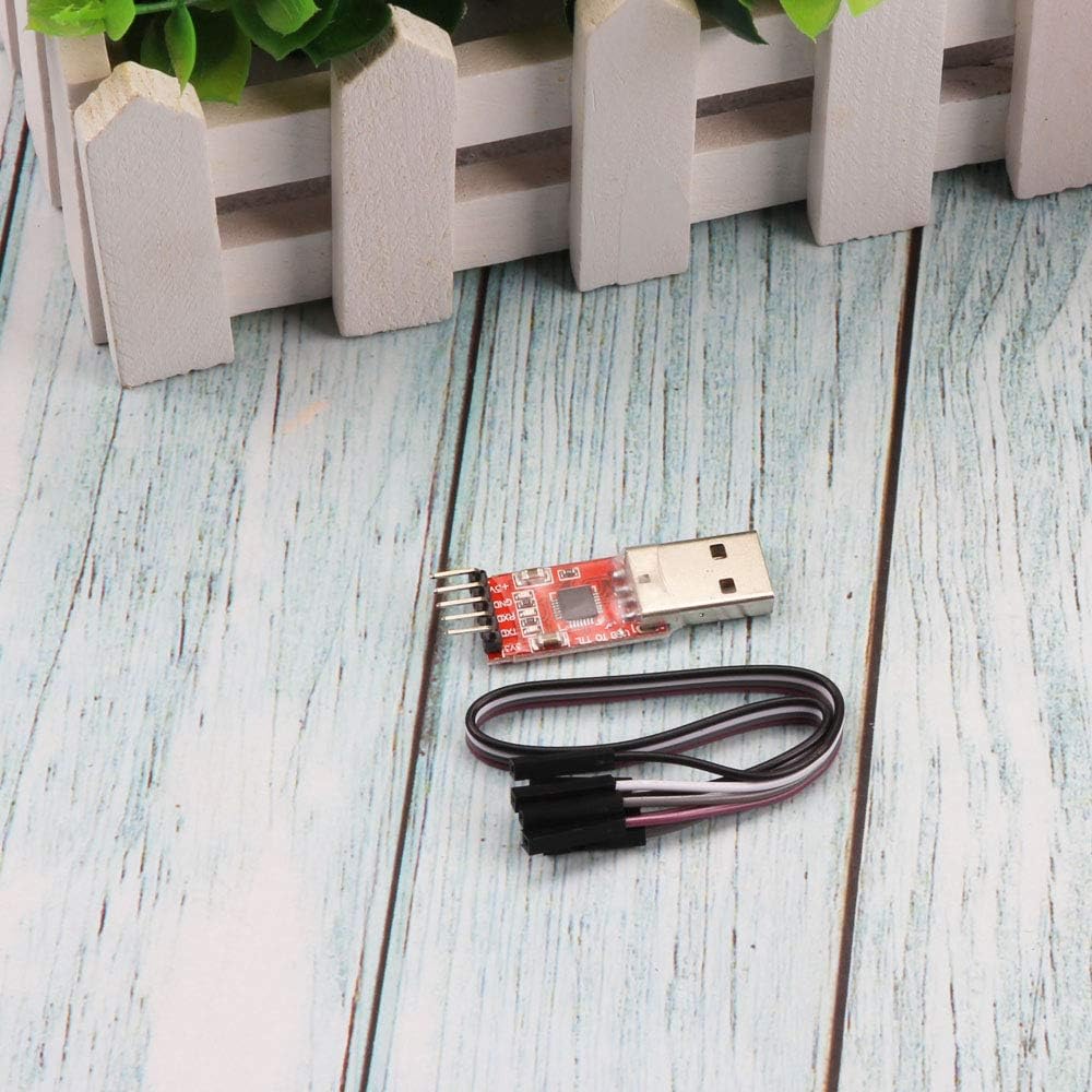 Ximimark 4Pcs USB 2.0 to TTL UART 5PIN Module Serial Converter CP2102 STC PRGMR Free Cable