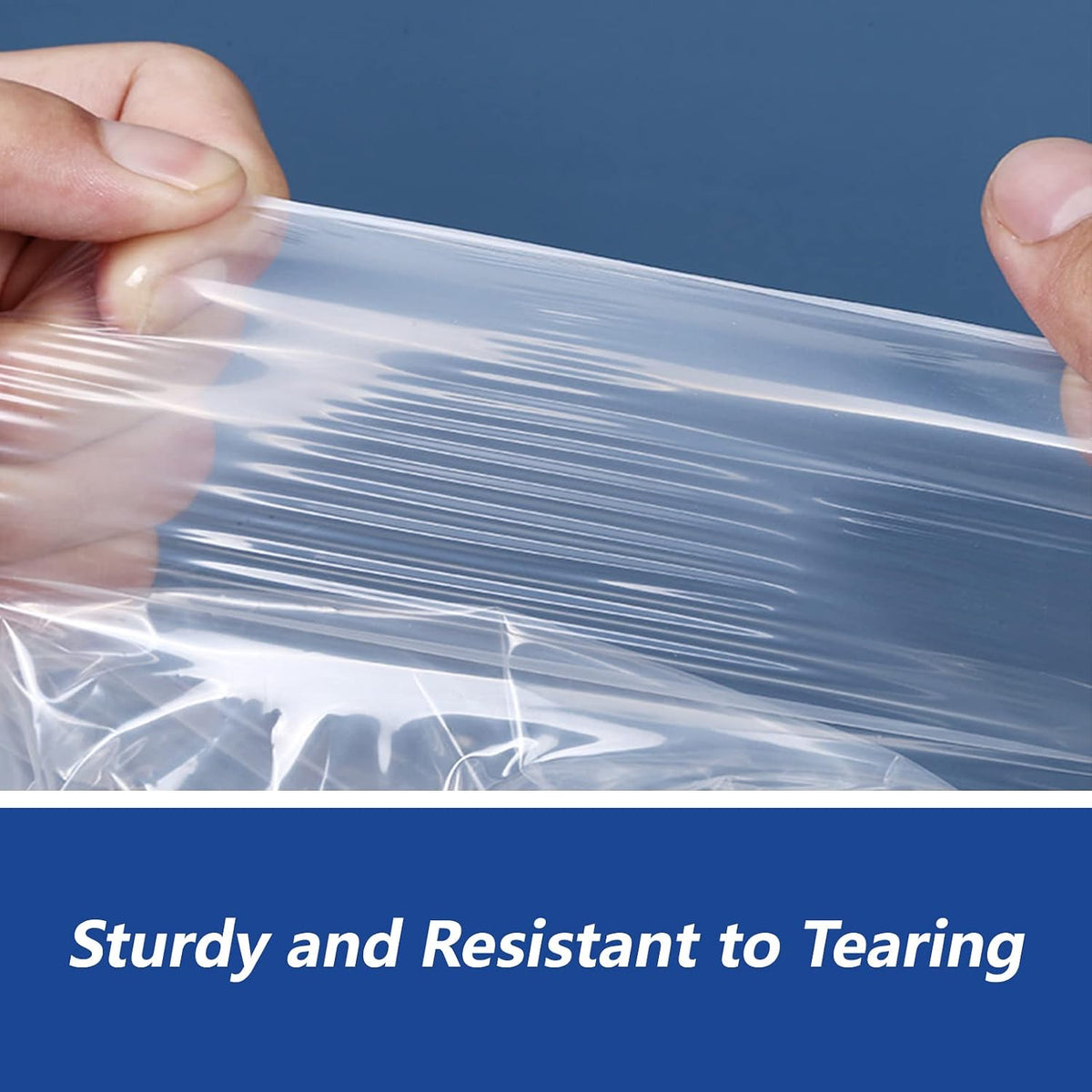 11" x 14" (100 Count) Clear Poly Bags with Suffocation Warning