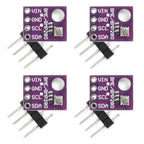 4PCS BME280 5V Sensor Module Atmospheric Pressure Temperature Humidity Sensors I2C SPI Breakout GY-BME280