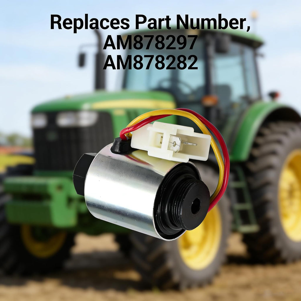 AM878297 PTO Solenoid Replacement for John Deere Lawn & Garden Tractors | Replaces AM878282, Compatible with 415 425