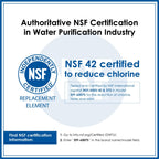 Waterdrop UKF8001 Water Filter Replacement for EveryDrop Filter 4, 3 Pack