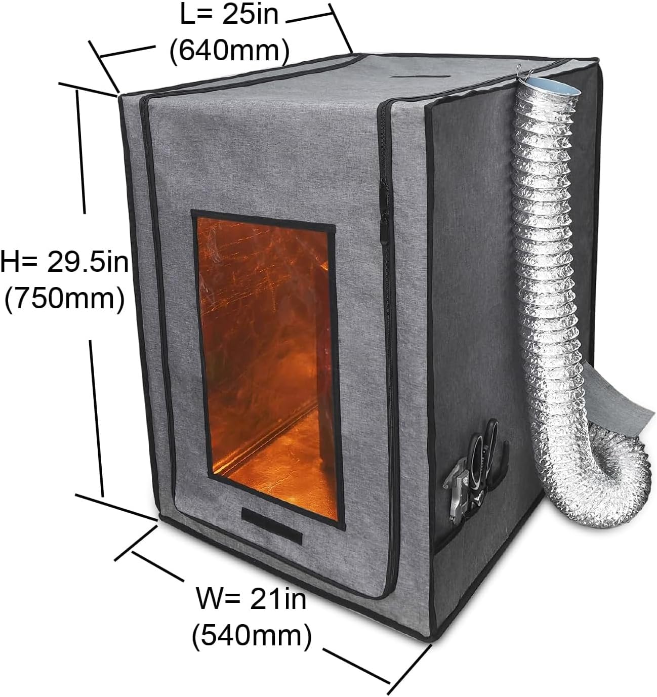 Multifunctional 3D Printer Enclosure Ventilation Eliminate Odors Tent Cover | Adjustable vent Compatible with
