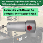 36896892 Regulator Valve Assembly Compatible with Ingersoll Rand Doosan Air Compressor, Replace 36854495 | Pressure Control Valve Replacement