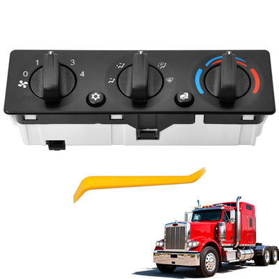 Heater A/C Control Switch Q21-6012 Compatible with Peterbilt 325 330 335 337 348 357 365 367 378 379 384 385 386 388