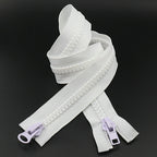 #10 24 Inch Zipper for Sewing Slider Deep Blue Separating Plastic