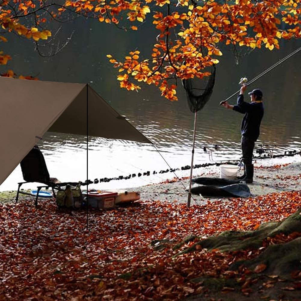 Tent Tarp, Picnic Mat Camping Tarp Tent Hammock Tarp, pu Waterproof Camping tarp Tent Rain Fly Picnic Mat Survival
